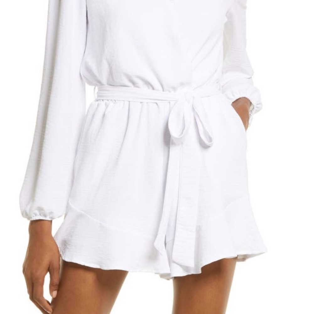 Fraiche By J White Long Sleeve Romper